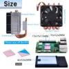 Geeekpi Low-profile Plus Cooler, CPU, G815 - view 5