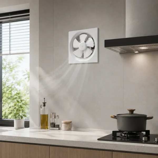Gemtec Exhaust Fan, 150mm, 240mm, 28W, Wall - view 5