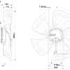 German Centrifugal Cooling Fan, A3G630-AQ37-94 - view 4