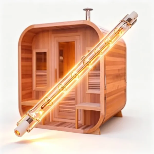 Glass Infrared Sauna Heater, 285mm, 300W - view 4