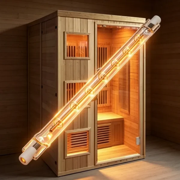 Glass Infrared Sauna Heater, 285mm, 300W - view 5