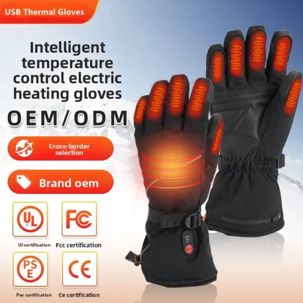 Gloves Three-level Hand Warmer, USB, 4000mAh battery, Fabric - view 2