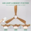 Gold Chandelier Fan, Copper, LED, Ceiling - view 3