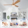 Gold Chandelier Fan, Copper, LED, Ceiling - view 4