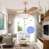Gold Chandelier Fan, Copper, LED, Ceiling - view 6