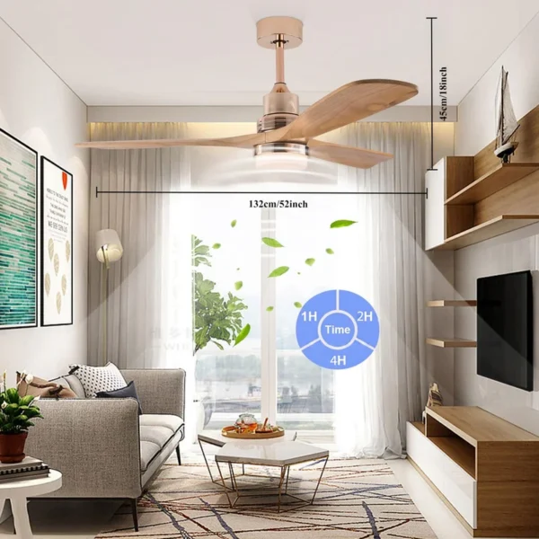 Gold Chandelier Fan, Copper, LED, Ceiling - view 6