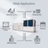 Grade Rooftop Air Conditioner, HEPA, R-410A, 12-360kW - view 3