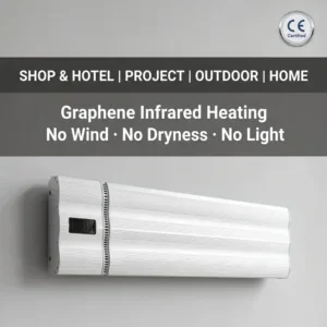 Graphene Infrared Radiant Heater, Wall, 220 V, 2000W(2.68hp)