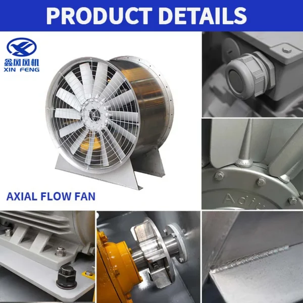 Grease Exhaust Fan, 500mm, 380V, 50Hz - view 5