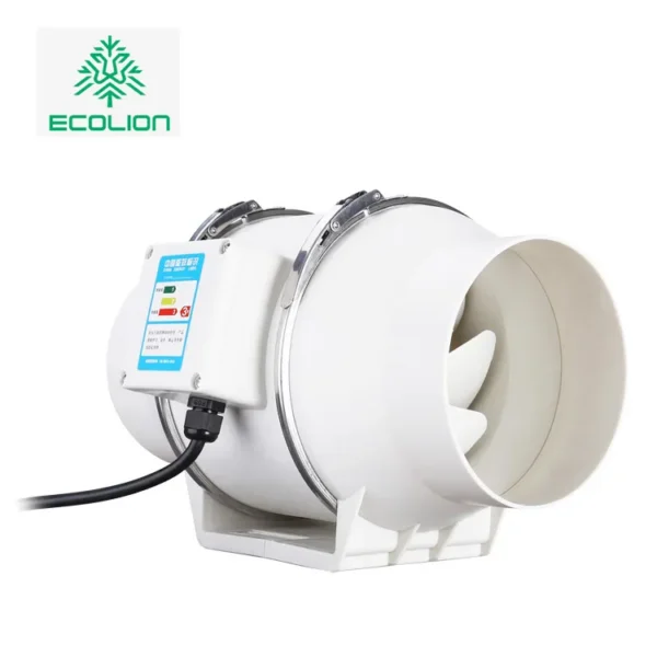 Green House Duct Fan, 4in~12, Waterproof, ABS - view 2