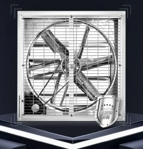 Greenhouse Air Blower, 800mm, Axial - view 4