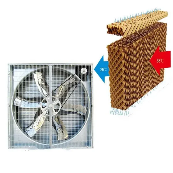 Greenhouse Livestock Air Cooler, 100gsm wood paper, 5090