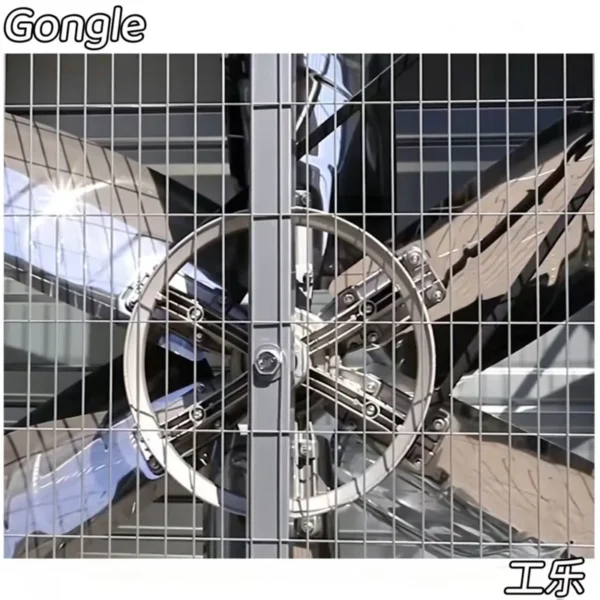 Greenhouse Poultry Ventilation Fan, Wall, 450~1400rpm - view 2