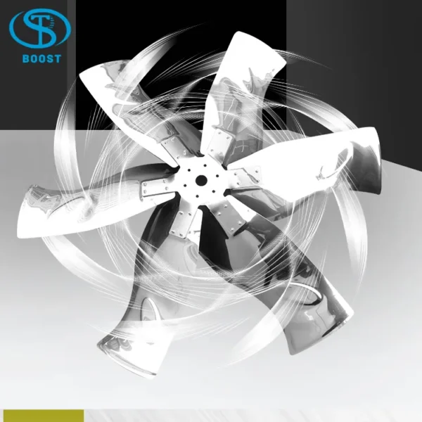 Greenhouse Push Pull Fan, Electric, Stainless Steel - view 3