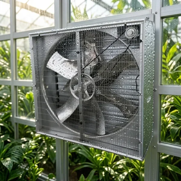 Greenhouse Ventilation Exhaust Fan, Stainless, Steel, 1400mm
