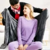 Grey Poncho Throw Blanket, 5V, USB, NOT - view 6