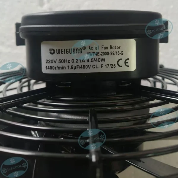 Grill Type Ball Bearing, WEIGUANG, 220-240V, 300mm, Axial - view 4