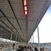 Halogen Electric Infrared Heater, LIANGDI, 6000W, Aluminium - view 3