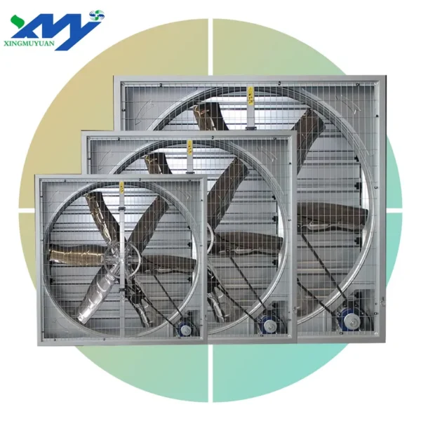 Hammer Axial Exhaust Fan, XZ-900, 800mm, Wall - view 4