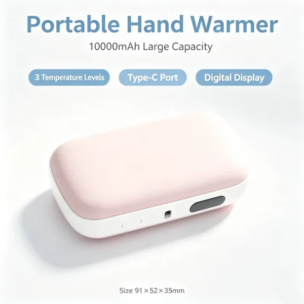 Hand Warmer, 10000mAh, Portable - view 2