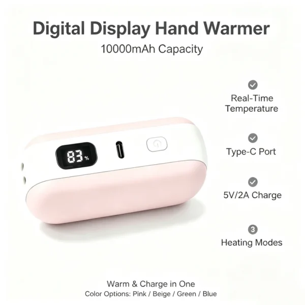 Hand Warmer, 10000mAh, Portable - view 5