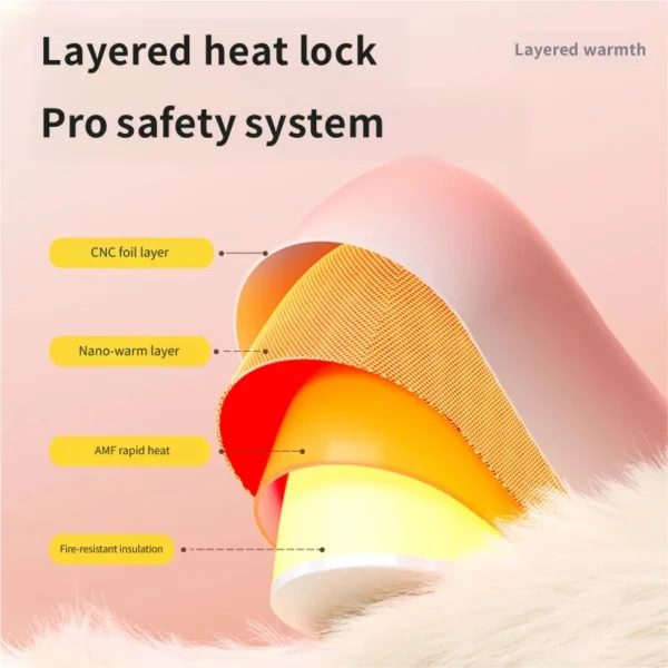 Hand Warmer, 2-in-1, Portable, 6000mAh, USB - view 3