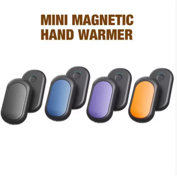 Hand Warmer, 2-Pack, 4000mAh, USB, Portable - view 2