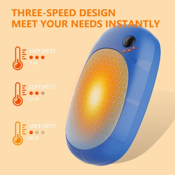 Hand Warmer, 3000mAh*2, 5000-10000(mAh), PC - view 3