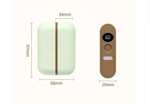 Hand Warmer, 6000mAh, 10W, USB, Portable - view 3