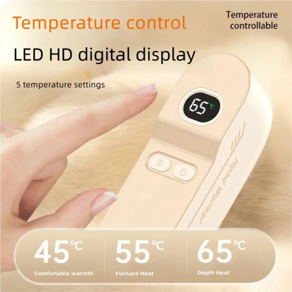 Hand Warmer, 6000mAh, 2-in-1, USB - view 4