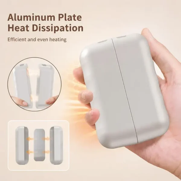 Hand Warmer, Portable, Aluminum - view 3