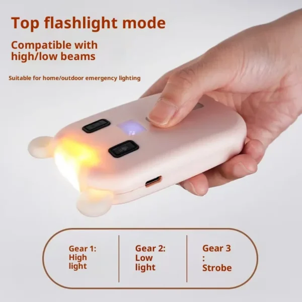 Hand Warmer, Portable, LCD, USB, IP65 - view 2