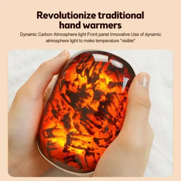 Hand Warmer, Portable, LED, 10000mah - view 3