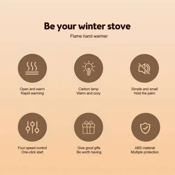 Hand Warmer, Portable, LED, 10000mah - view 4