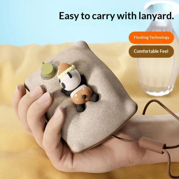 Hand Warmer, Portable, Plush Fabric, 993 - view 3