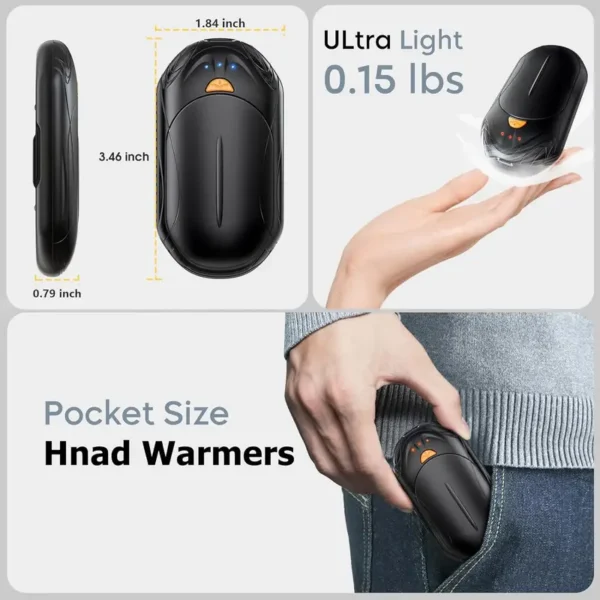 Hand Warmer, Portable, USB - view 5