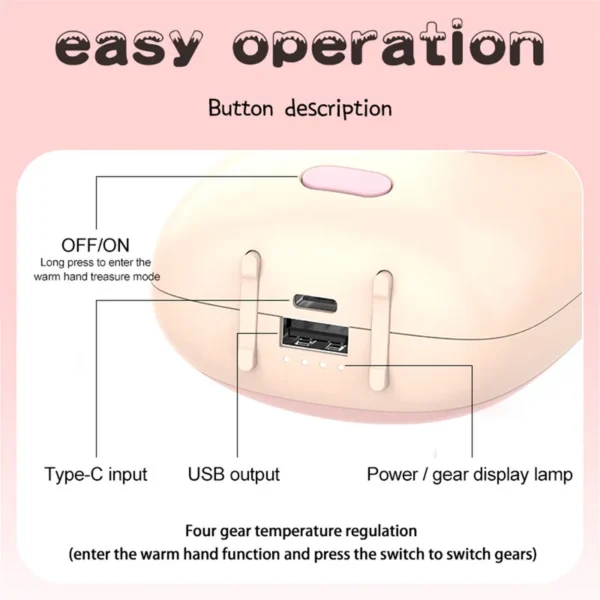 Hand Warmer, USB, 10000mAh - view 6