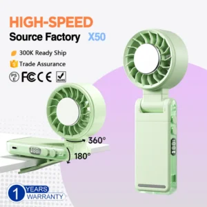 Handheld Clip-on Fan, Portable, USB