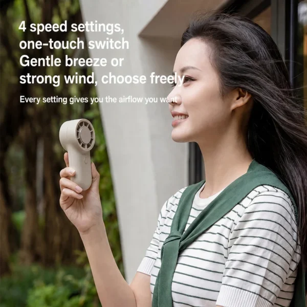 Handheld Cooling Fan, Portable, 2500mAh - view 3