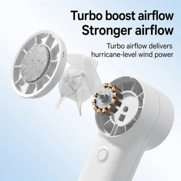 Handheld Cooling Fan, Portable, 2500mAh - view 5