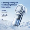 Handheld Cooling Fan, Portable, 2500mAh - view 6