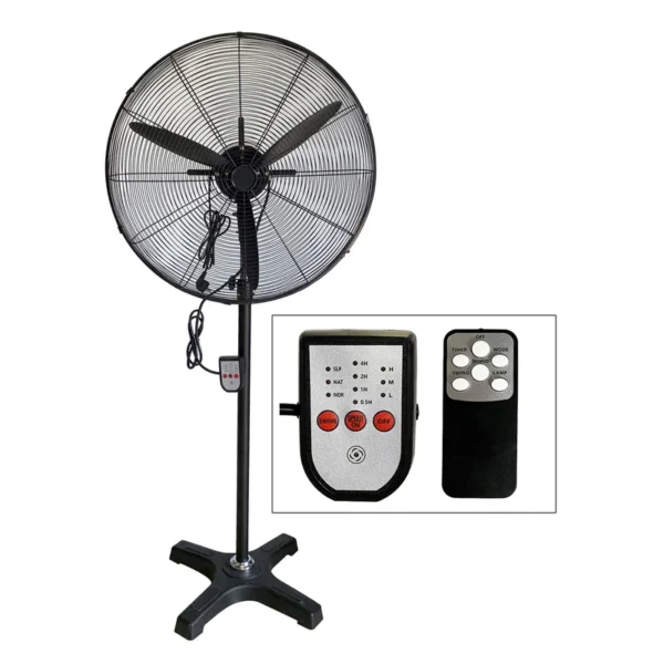 Hanging Wall Mounted Fan, Electric, Metal - view 2