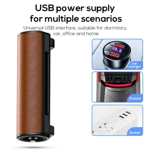 Headrest Car Seat Fan, USB, 10W, ABS - view 5