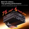 Heat Pipe Cpu Fan, SNOWMAN, PWM, FRGB - view 3