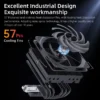 Heat Pipe Cpu Fan, SNOWMAN, PWM, FRGB - view 4