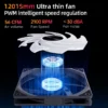 Heat Pipe Cpu Fan, SNOWMAN, PWM, FRGB - view 5