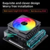 Heat Pipe Cpu Fan, SNOWMAN, PWM, FRGB - view 6