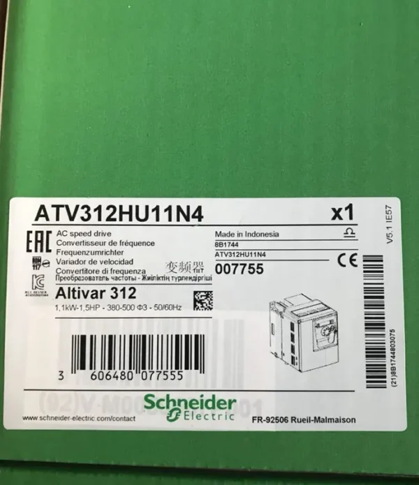 Heat Pumps, ATV312HU11N4, 1.1kW, 1.5HP, 480VAC - view 3