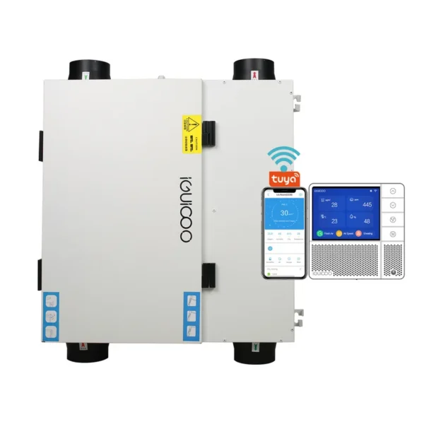 Heat Recovery Hepa Filter, Ceiling, DC, 150m3