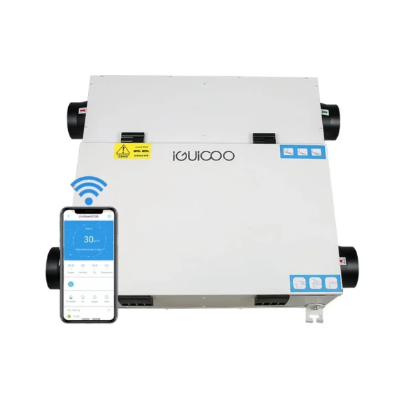 Heat Recovery Hepa Filter, Ceiling, DC, 150m3 - view 5